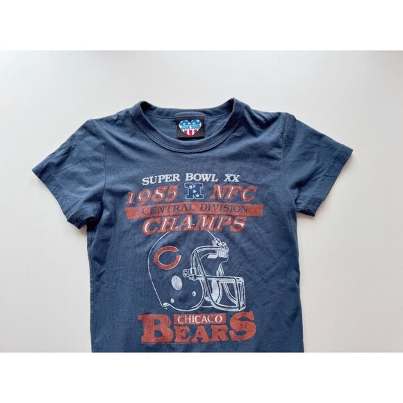 JUNK FOOD Chicago Bears Super Bowl 1985 Short Sleeve Crew Neck T-Shirt, Size L - Picture 2 of 7